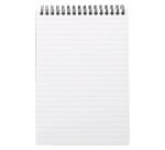 Notepad Rhodiactive 90g reliure intégrale A5 14,8x21 cm 160 pages ligné microperforé - Noir