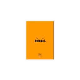 Rhodia coffret bloc Memo N°13 petits carreaux 5x5 240 feuillets - filmé individuellement - Orange