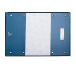 Cajas de almacenamiento NeoDeco - 35x51,5x16 cm, A3+ - Azul de Francia