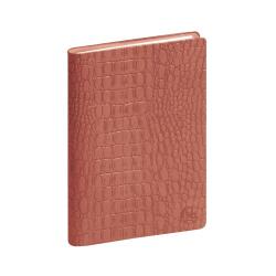 Agenda de poche Eurotime 13S Spiralé Baby Croco semainier 9 x 13 cm Janvier à Décembre 2026 - Terracotta