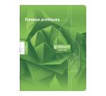 Cahier Travaux Pratiques piqué 7000 17x22 cm 64 pages grands carreaux 70 g + uni 90 g - Assortis