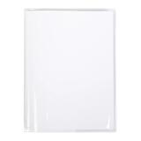 Protège-cahiers cristalux avec rabats marque-pages PVC 22/100ème 24x32 cm - Incolore