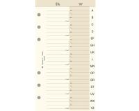 Recharge Exatime 17 Pocket - Répertoire alphabétique indexé