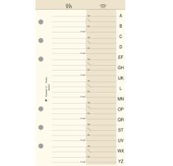 Recharge Exatime 17 Pocket - Répertoire alphabétique indexé