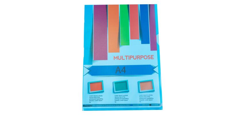 Bolsa de 100 Dossiers con uñero A4 12/100e Polipropileno piel de naranja - Colores surtidos