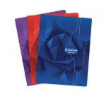 Cahier piqué 7000 24x32 cm 140 pages grands carreaux 70 g - Assortis