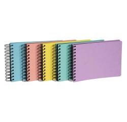 Exacompta Ref. 16560E Álbum de fotos en espiral 50 páginas negras Formato 23x16cm AQUAREL Colores surtidos