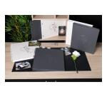 Álbum de fotografías para boda ART 29x32 cm - 300 fotos 60 páginas - Negro