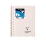 Carnet dessin/croquis reliure intégrale enveloppante Koverbook A6 100 pages papier blanc 125 g couverture polypropylène transparent - Assortis