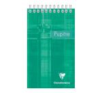 Bloc Pupitre reliure intégrale en-tête 10,5x17cm 160 pages détachables petits carreaux - Assortis