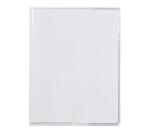 Protège-cahiers cristalux avec rabats marque-pages PVC 22/100ème 17x22 cm - Incolore