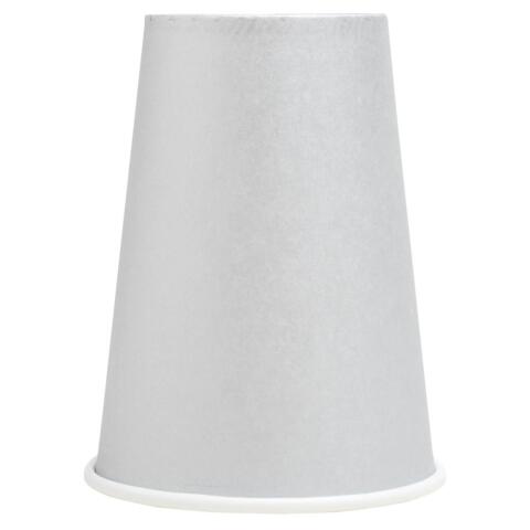 Vasos de cartón sin plástico - 20 cl - Ø 7 cm - Plata