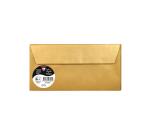 Paquet de 5 enveloppes Pollen 110x220mm 120g/m2 - Or