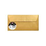 Paquet de 5 enveloppes Pollen 110x220mm 120g/m2 - Or