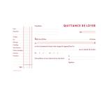 Manifold Quittances de loyer 12,5x21cm 50 feuillets tripli autocopiants