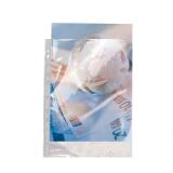 Sachet de 10 pochettes perforées polypropylène lisse haute qualité 9/100e - A4 - Cristal