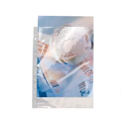 Pk 10 Punch Pockets PP A4 0.09mm Clear - Crystal