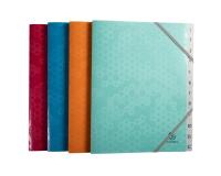 Trieur polypropylène recyclé 12 compartiments Maïa - Couleurs assorties