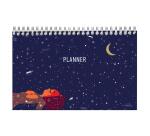Adolie, Bloc planner reliure intégrale en-tête 22x14 cm 53 feuillets imprimés