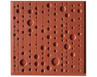 Cernit plaque de texture Pop curtain - Gris