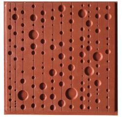 Cernit plaque de texture Pop curtain - Gris