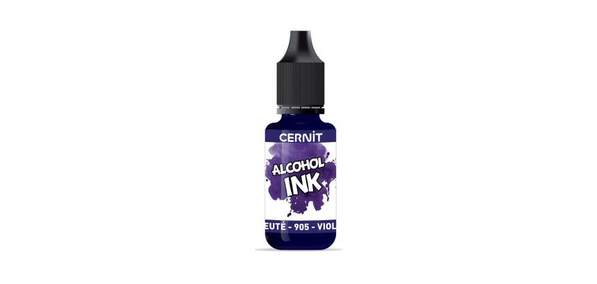 Cernit encre à l'alcool 20 ml Violet bleuté - Violet bleuté