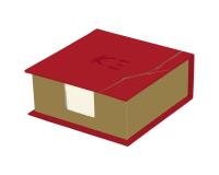 Kenzo Takada Maiko, Bloc cube papier 11 x 11 x 4 cm, 300 feuillets unis - A motifs