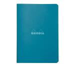 Rhodia Couleur Notebook - A5 - 5 x 5 Ruling - Side Stapled - Peacock