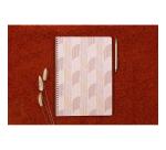 Terracotta, Cahier reliure intégrale A4 21x29,7 cm, 148 pages, ligné et marge, ass.