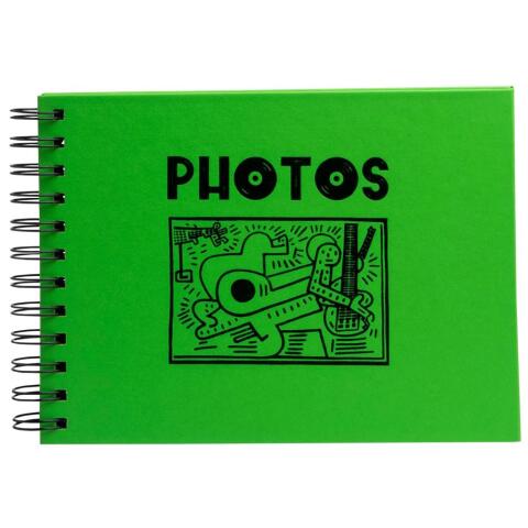 Álbum de fotos MUSICART 23x16 cm - 50 fotos 50 páginas - Verde
