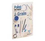 Paint'ON à grain bloc collé 20F A3 250g
