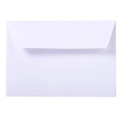 25 enveloppes C6 (114x162mm) Vélin doublées adhésives - extra blanc