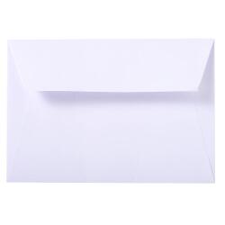 25 enveloppes C6 (114x162mm) Vélin doublées adhésives - extra blanc