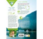 Feuillets mobiles sous étui 16,5x21cm 100 pages perforées 2 trous petits carreaux + marge - Blanc