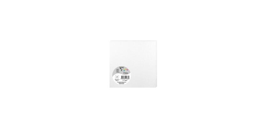 Carte simple Pollen 135 x 135 mm 210 g/m² -  Paquet de 25