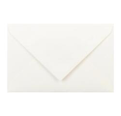 25 enveloppes visite (90x140mm) Vergé de France doublées gommées