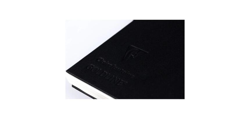 Goldline carnet rembordé rigide 50F A6 140g portrait - Blanc
