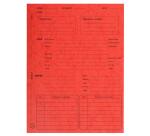 Paquet de 25 dossiers de procédure carte lustrée 25x32cm