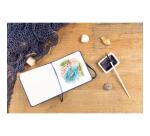 Carnet rembordé rigide Aquapad A6 24F 300g