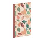 Gaïa beige, Carnet cousu fil 11x17cm, 96 pages, ligné, ass.