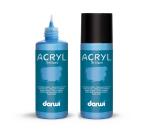 Darwi Flacon de 80 ml de Peinture Acrylique Universelle Brillante - Bleu