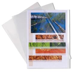 Pk 10 Cut Flush Fldr PP A3 0.2mm Clear - Crystal