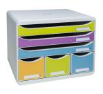 Store Box 6 drawers Pop'Nco - Assorted colours