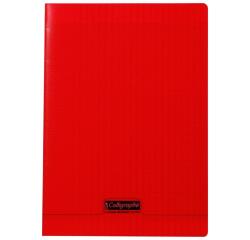 Heft 8000 POLYPRO DIN A4 48 Seiten große Karos 90 g - Rot