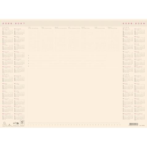 Sous-main millésimé 4 années avec feuilles détachables 40 x 54 cm - Visuel