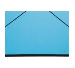 Carton à dessin Couleur à élastiques 26x33cm - Turquoise