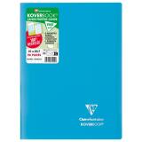 Cahier piqué Koverbook A4 96 pages grands carreaux couverture polypropylène opaque 100% recyclé
