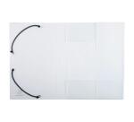 Chemise à élastique 3 rabats Polypropylène 5/10e Crystal - A4 - Cristal