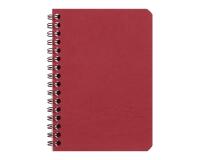 Cahier reliure intégrale Age Bag 9x14 100 pages ligné - Rouge