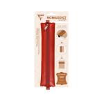 Trousse plate en cuir à élastique Age Bag 20x4,5 cm - Rouge